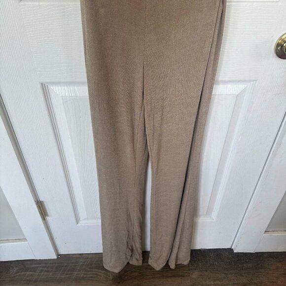 Misha Women's Brown Metallic Cowl Neck Jumpsuit Size 2 (stretchy) NWT - Picture 8 of 9